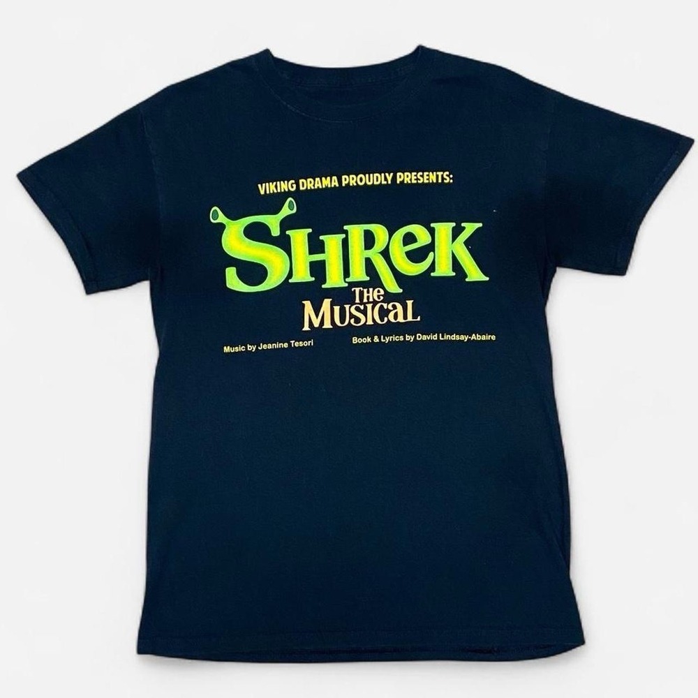 2017 Shrek the musical black T-shirt